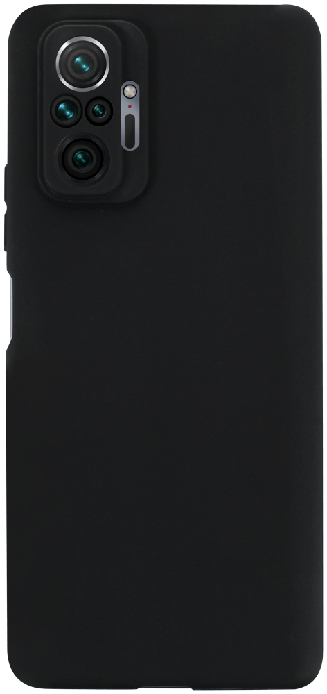 Xiaomi Redmi Note 10 Pro szilikon tok kameravédővel matt fekete