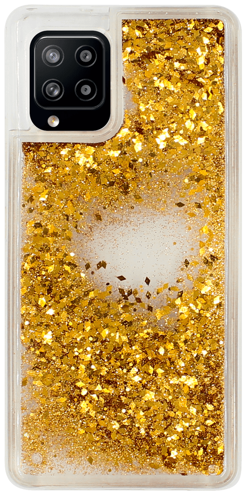 Samsung Galaxy A42 5G (SM-A426B) szilikon tok gyári Liquid Sparkle arany
