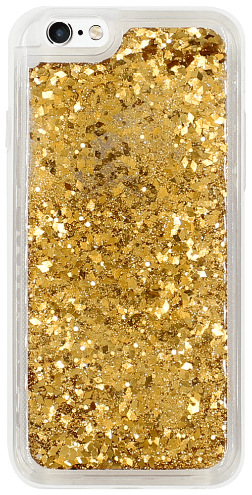 Apple iPhone 6 szilikon tok gyári Liquid Sparkle arany