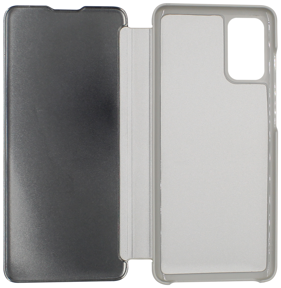 Samsung Galaxy S20 Plus (SM-G985F) oldalra nyíló flipes bőrtok Smart Clear View ezüst