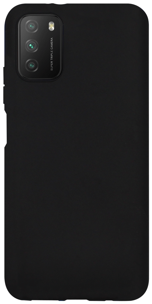 Xiaomi Poco M3 szilikon tok matt fekete