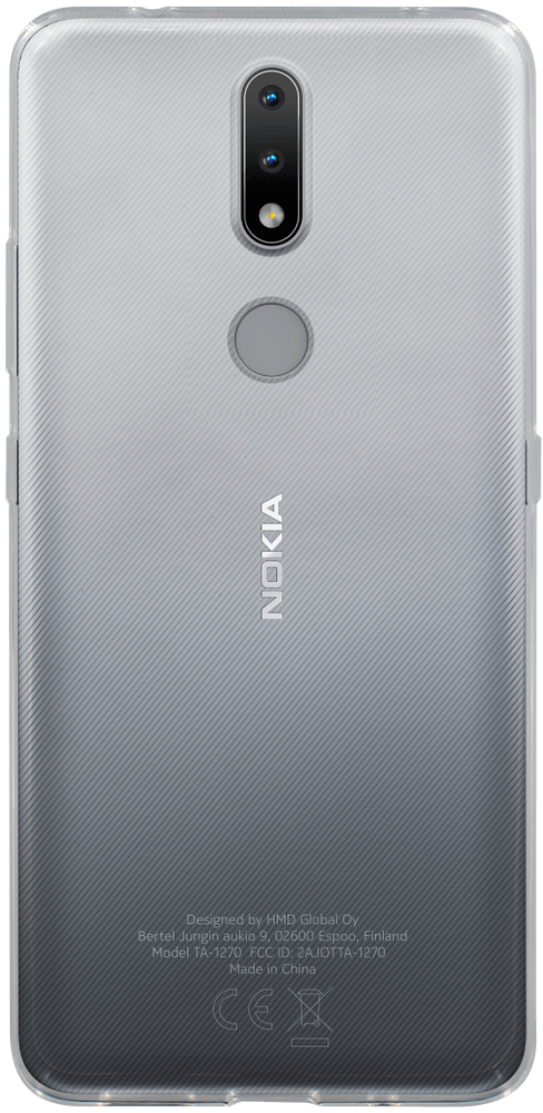 Nokia 2.4 szilikon tok átlátszó