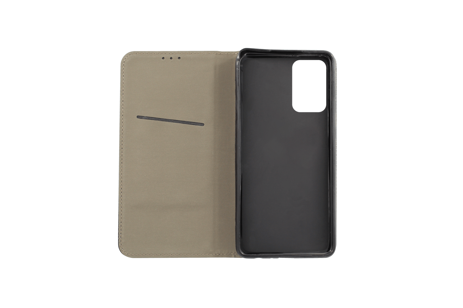 Samsung Galaxy A72 4G (SM-A725F) oldalra nyíló flipes bőrtok rombusz mintás fekete