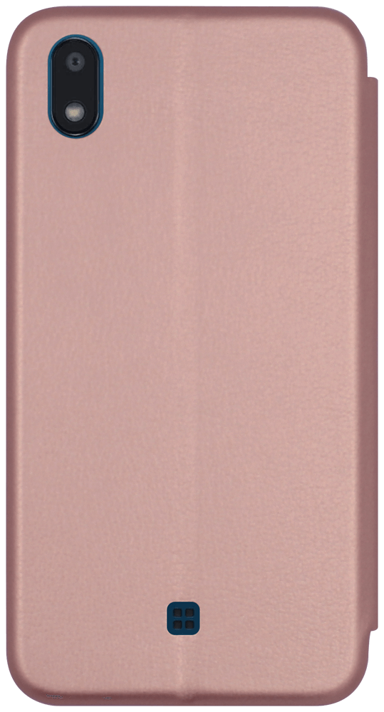 LG K20 2019 oldalra nyíló mágneses flipes bőrtok prémium minőség rozéarany