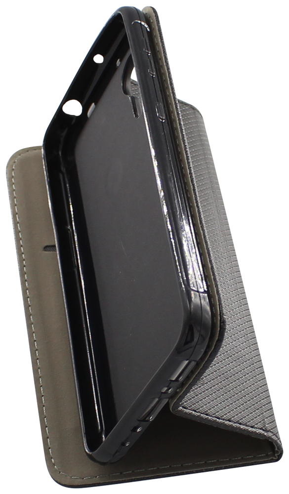 Samsung Galaxy Xcover 5 (SM-G525F) oldalra nyíló flipes bőrtok rombusz mintás fekete