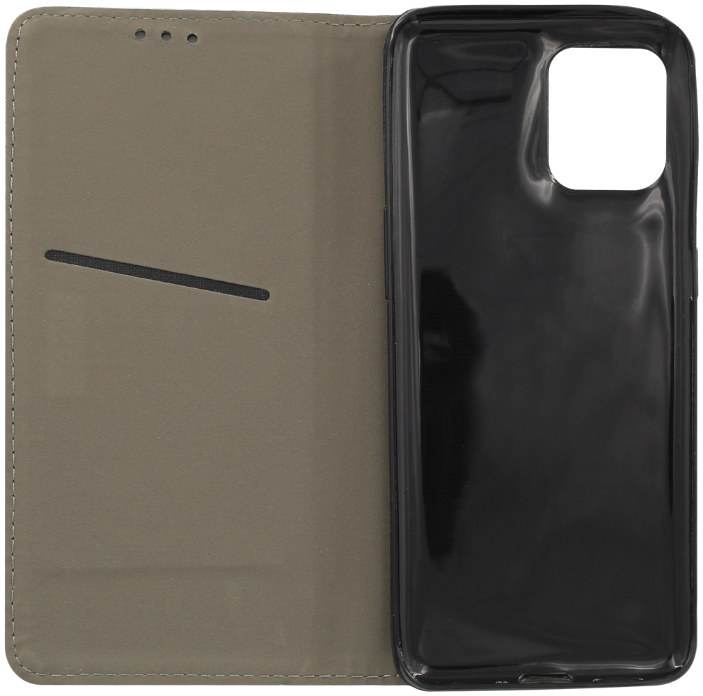 Oppo Find X3 Pro oldalra nyíló flipes bőrtok rombusz mintás fekete