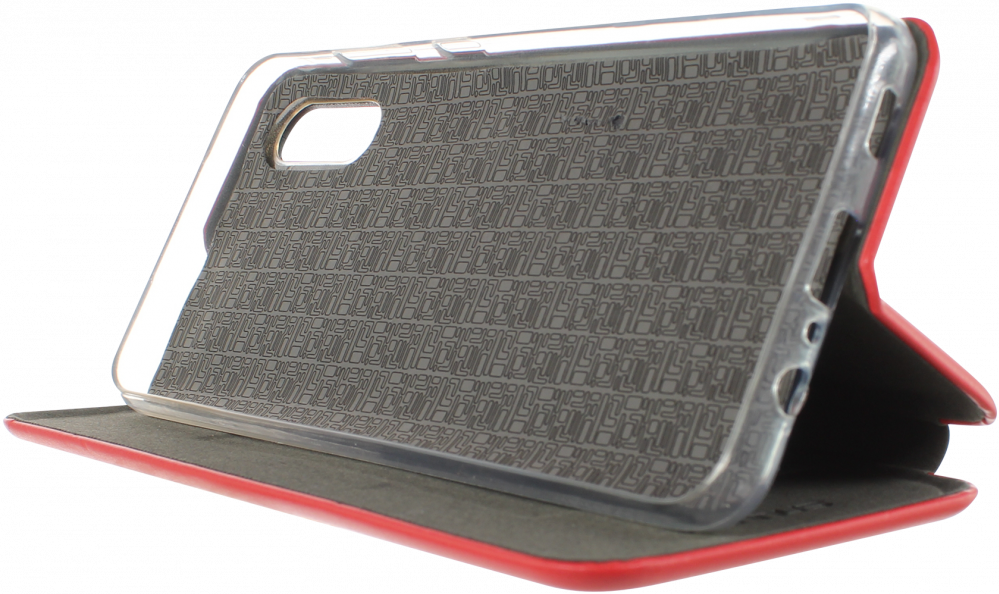 Samsung Galaxy A02 (SM-A022F) oldalra nyíló mágneses flipes bőrtok prémium minőség piros