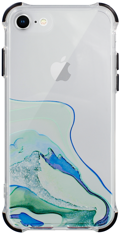 Apple iPhone SE (2020) extra ütésálló Akvarell TPU telefontok