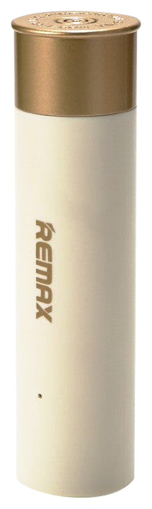OnePlus Nord CE 5G töltény alakú power bank - külső akkumulátor Remax 2500 mAh fehér