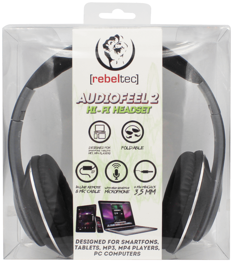 Realme 7 Pro vezetékes fejhallgató Rebeltec fekete