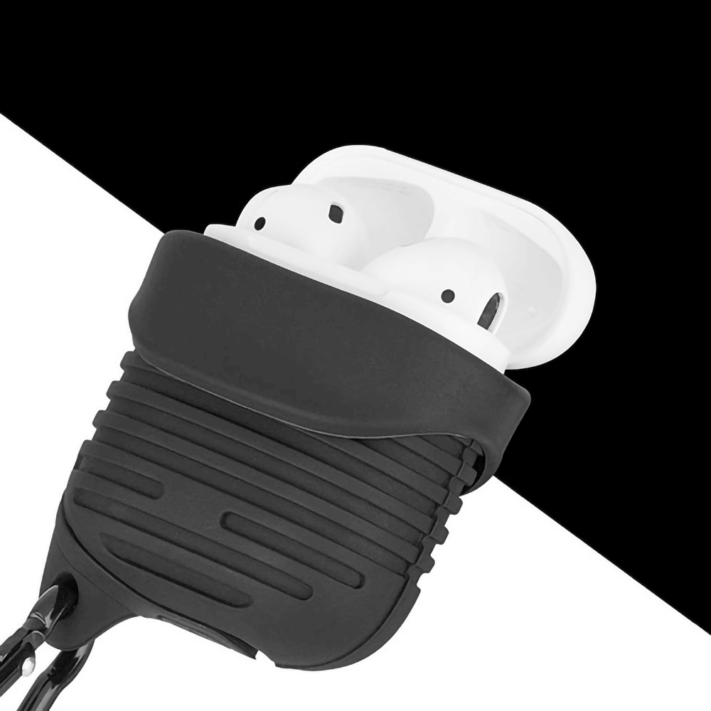 Honor 50  2. generációs AirPod töltő szilikon tok fekete