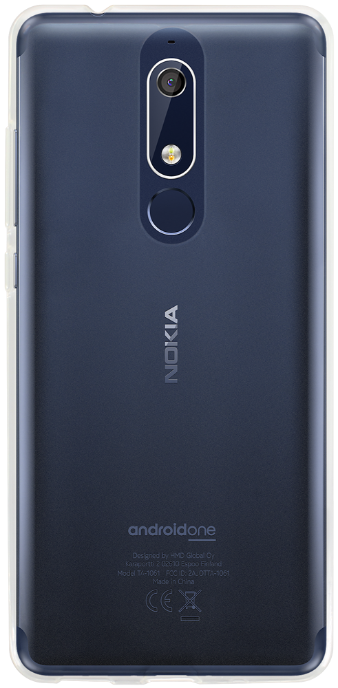 Nokia 5 2018 (Nokia 5.1) szilikon tok átlátszó