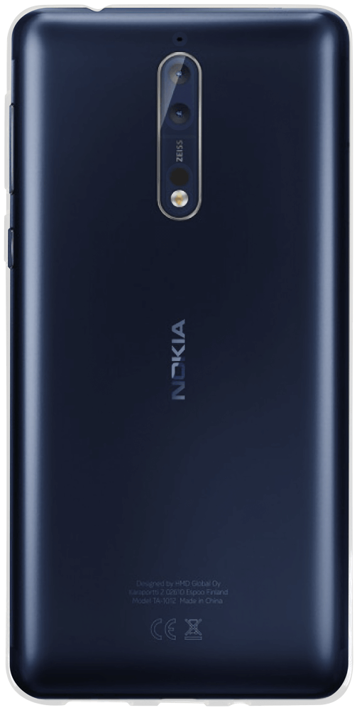 Nokia 8 Dual szilikon tok átlátszó