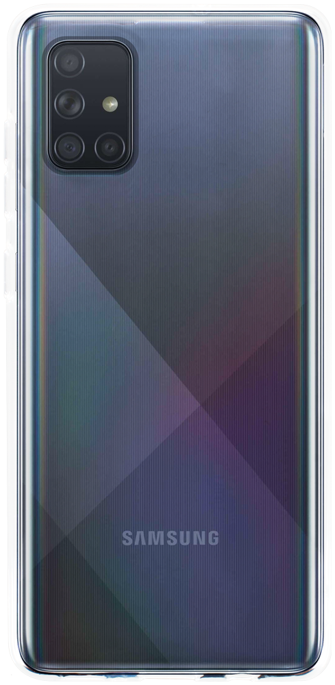 Samsung Galaxy A71 (SM-A715F) szilikon tok közepesen ütésálló átlátszó