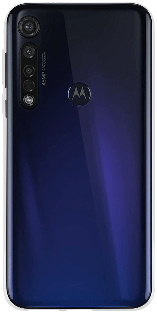 Motorola Moto G8 Plus szilikon tok átlátszó
