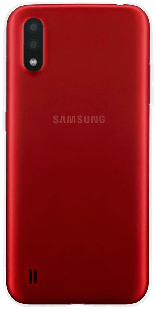 Samsung Galaxy A01 ( SM-A015F) szilikon tok közepesen ütésálló átlátszó