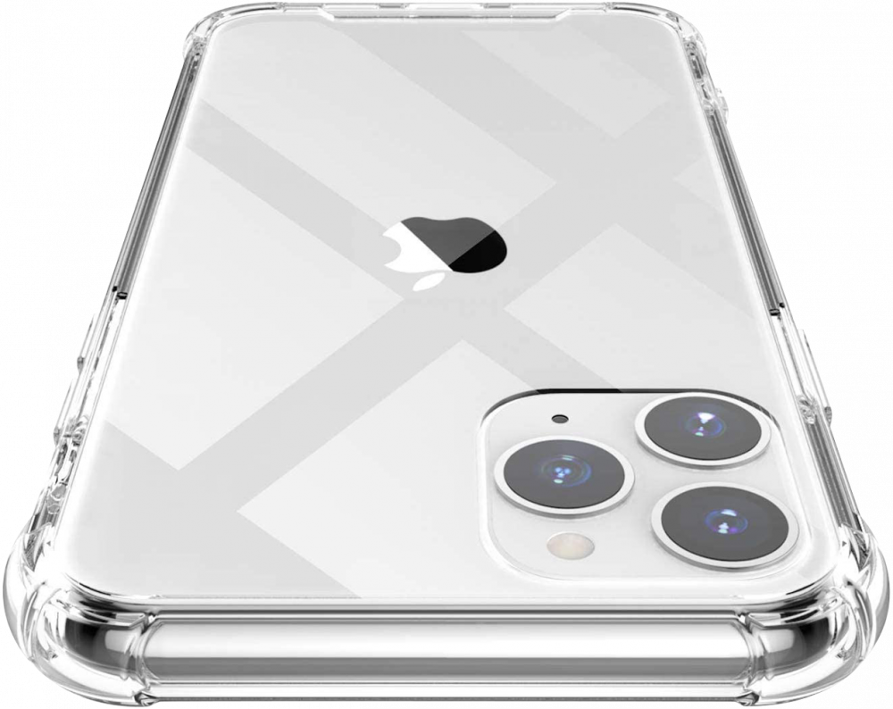 Apple iPhone 12 Pro szilikon tok közepesen ütésálló légpárnás sarok  átlátszó