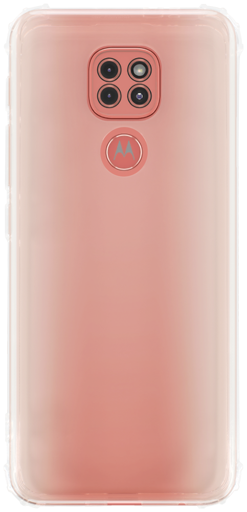Motorola Moto G9 Play szilikon tok közepesen ütésálló légpárnás sarok átlátszó