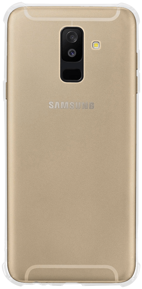 Samsung Galaxy A6 Plus 2018 (A605) szilikon tok légpárnás sarok átlátszó