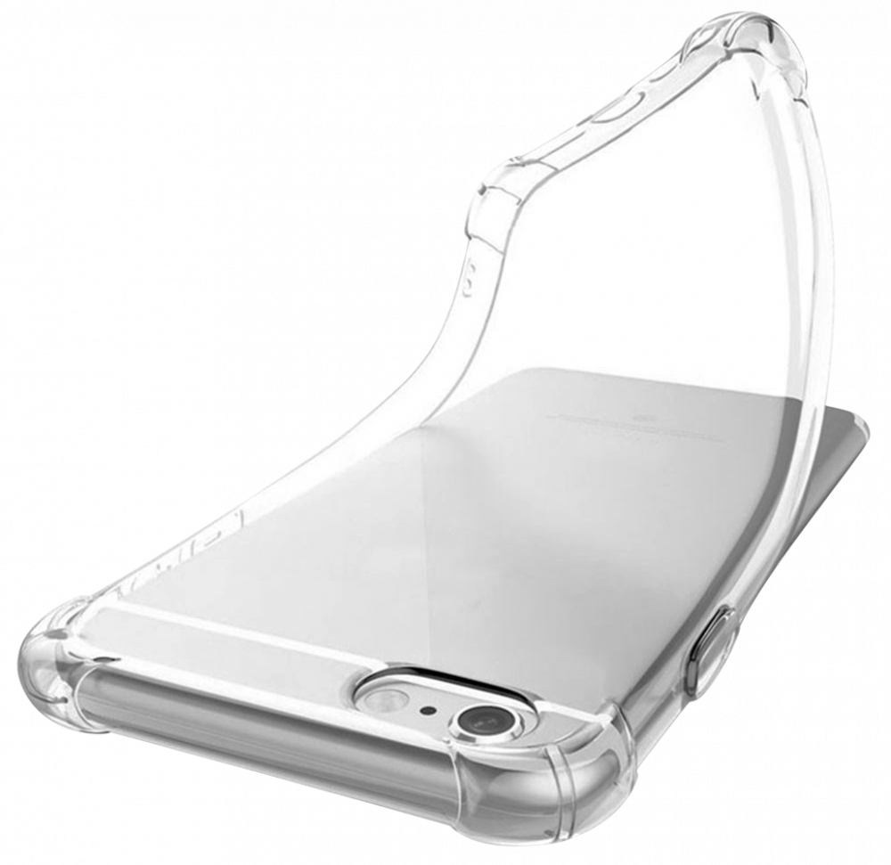 Apple iPhone SE (2016) szilikon tok légpárnás sarok átlátszó