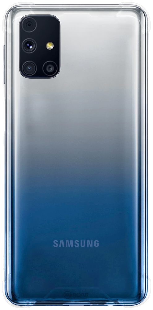 Samsung Galaxy M31s (SM-M317F) kemény hátlap gyári ROAR légpárnás sarok átlátszó