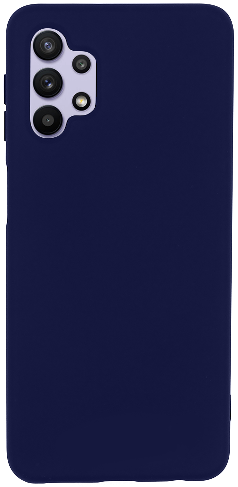 Samsung Galaxy A32 5G (SM-A326) szilikon tok matt sötétkék
