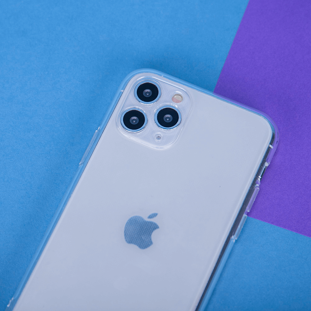 Apple iPhone 11 szilikon tok közepesen ütésálló kameravédővel átlátszó