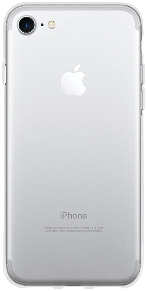 Apple iPhone 8 szilikon tok közepesen ütésálló átlátszó