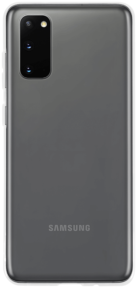 Samsung Galaxy S20 (SM-G980F) szilikon tok közepesen ütésálló átlátszó