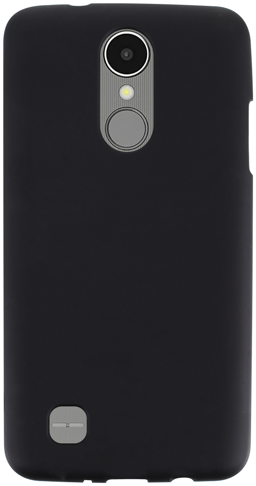 LG K8 2017 szilikon tok matt-fényes keret fekete