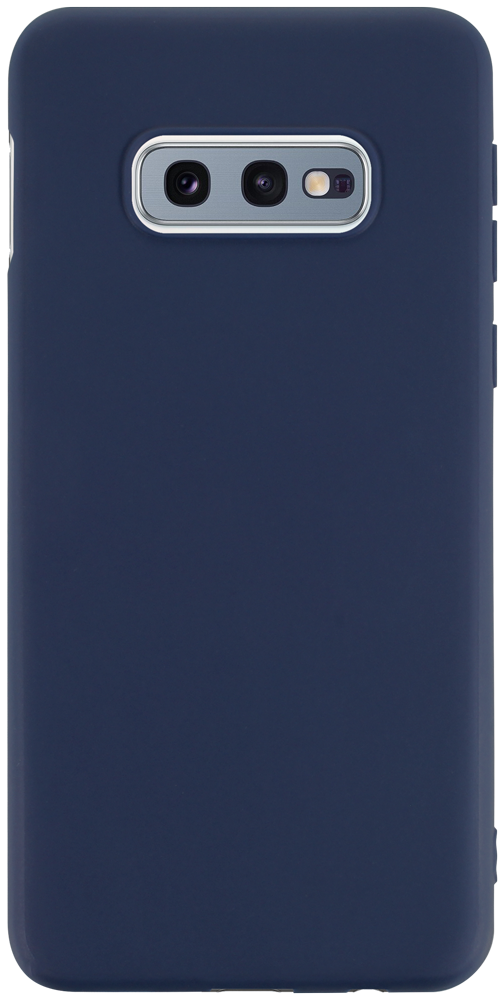 Samsung Galaxy S10e (SM-G970) szilikon tok matt sötétkék