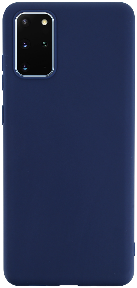 Samsung Galaxy S20 Plus (SM-G985F) szilikon tok matt sötétkék