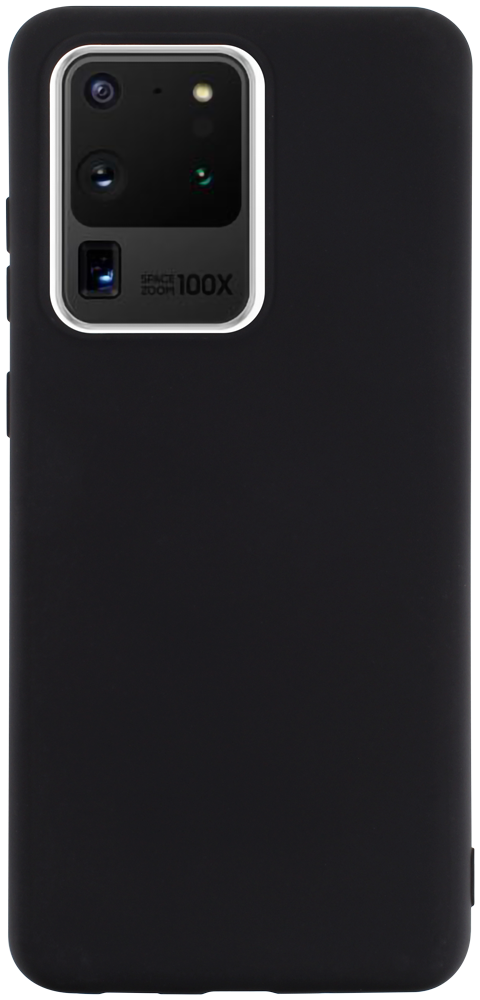 Samsung Galaxy S20 Ultra (SM-G988B) szilikon tok fekete