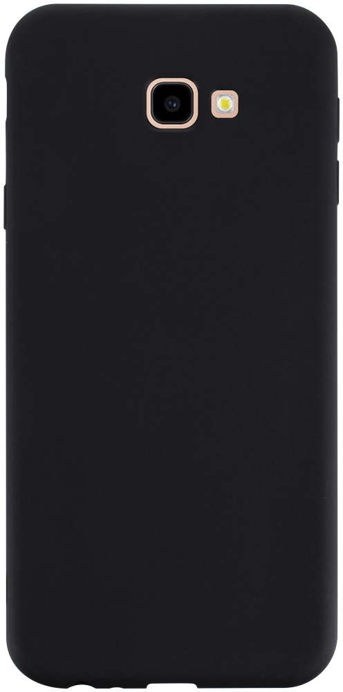 Samsung Galaxy J4 Plus (J415F) szilikon tok matt-fényes keret fekete