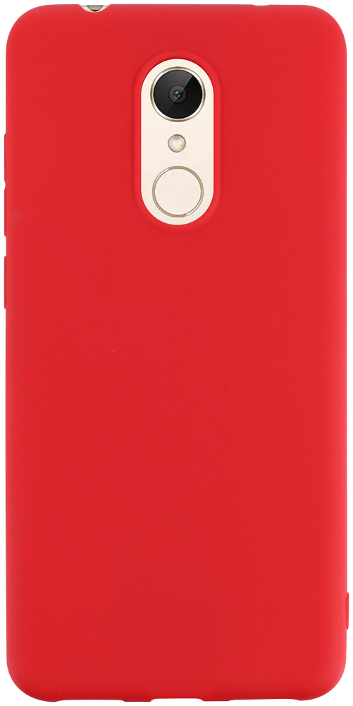 Xiaomi Redmi 5 szilikon tok matt piros