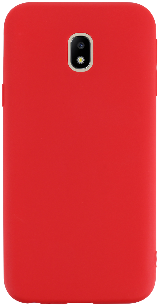 Samsung Galaxy J3 2017 (J330) szilikon tok matt piros