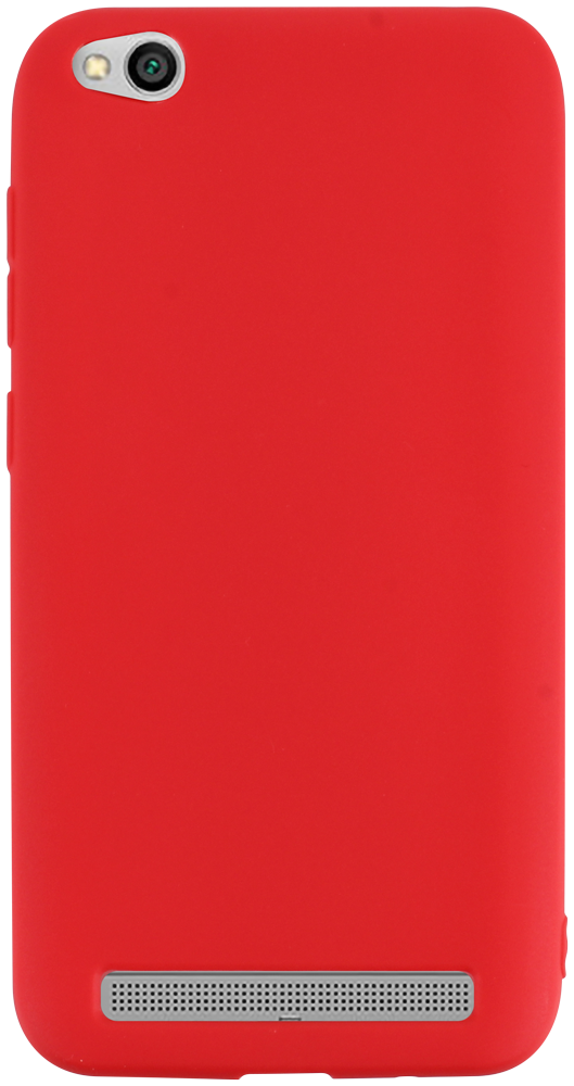 Xiaomi Redmi 5A szilikon tok matt piros