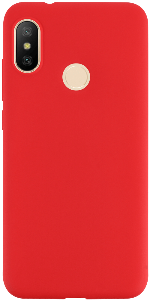Xiaomi Mi A2 Lite szilikon tok piros