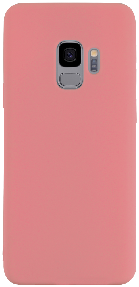 Samsung Galaxy S9 (G960) szilikon tok matt babarózsaszín