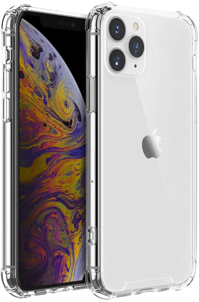 Apple iPhone SE (2020) szilikon tok közepesen ütésálló légpárnás sarok átlátszó