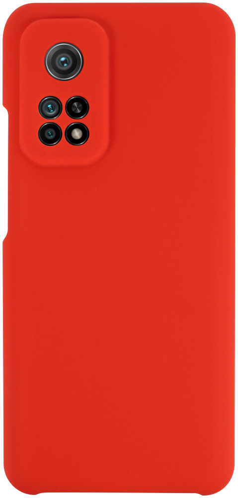 Xiaomi Mi 10T Pro szilikon tok kameravédővel matt piros