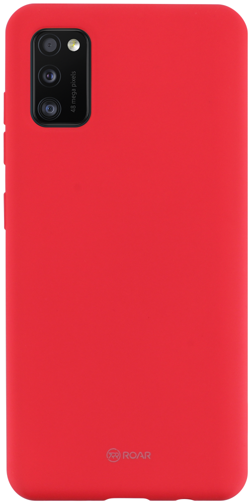 Samsung Galaxy A41 ( SM-A415F) szilikon tok gyári ROAR piros