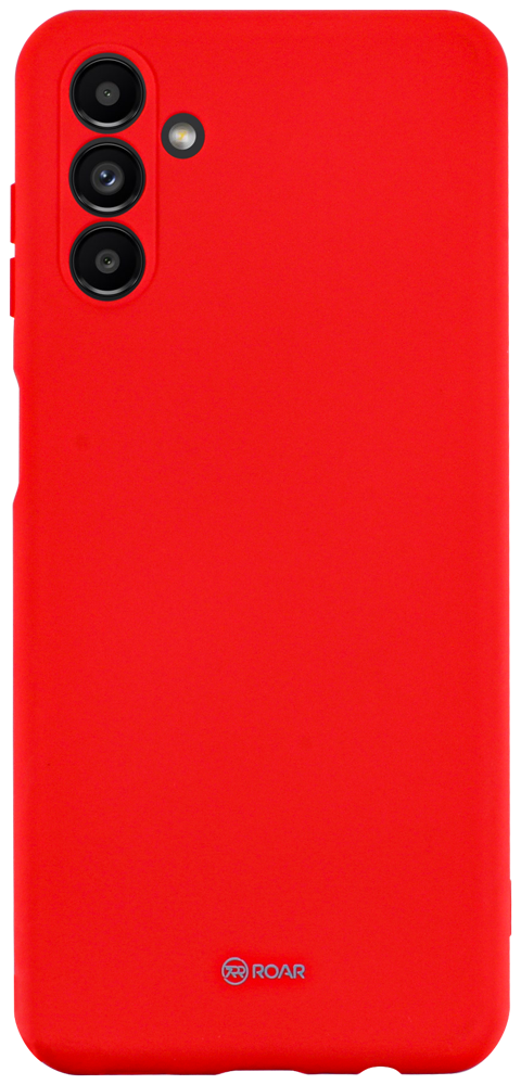 Samsung Galaxy A13 5G (SM-A136) szilikon tok gyári ROAR kameravédővel piros
