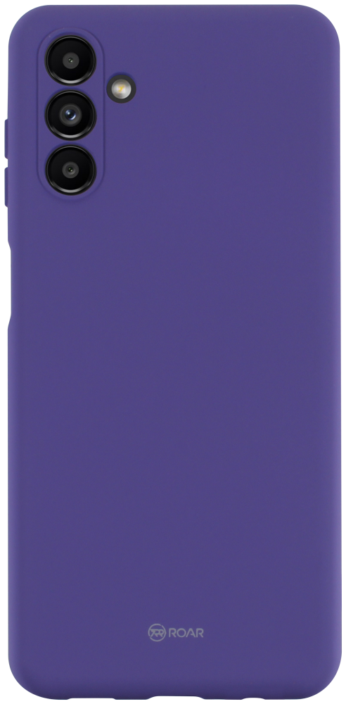 Samsung Galaxy A13 5G (SM-A136) szilikon tok gyári ROAR kameravédővel lila