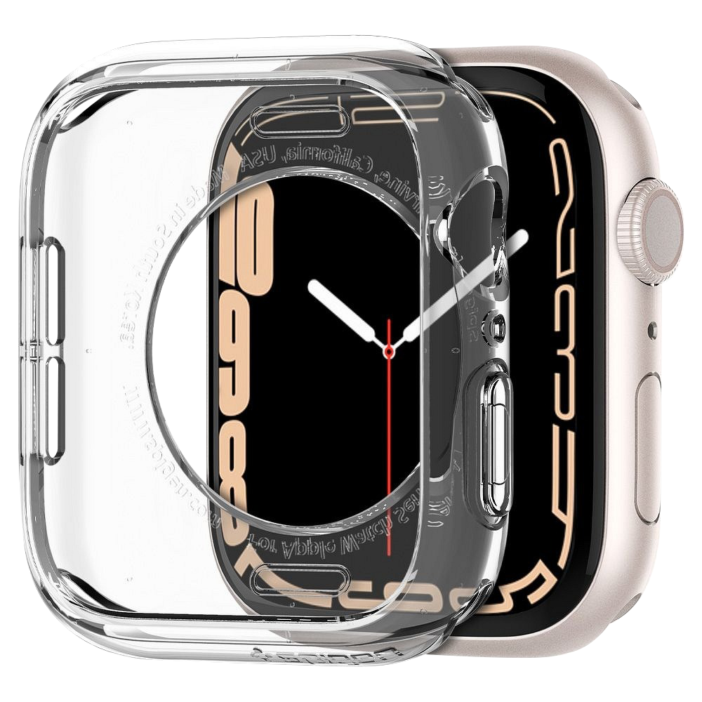 Apple Watch 5 (40mm) szilikon tok SPIGEN Liquid Crystal átlátszó