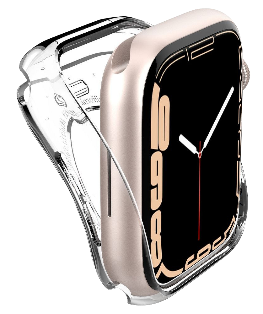 Apple Watch 5 (40mm) szilikon tok SPIGEN Liquid Crystal átlátszó