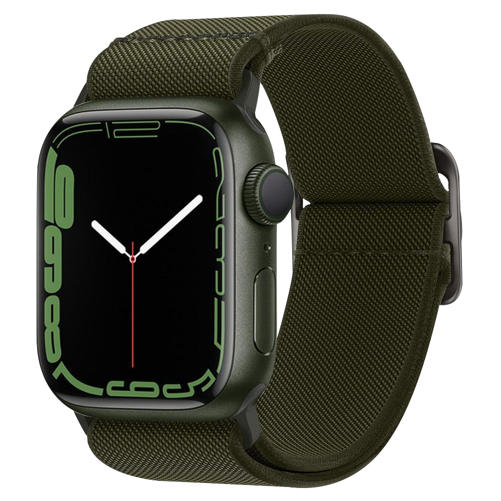 Apple Watch 6 (40mm) szövetszíj SPIGEN Fit Lite khaki