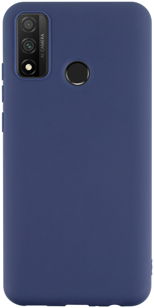Huawei P Smart 2020 szilikon tok matt sötétkék