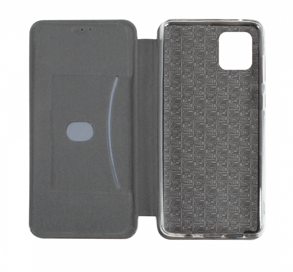 Samsung Galaxy Note 10 Lite (SM-N770F) oldalra nyíló mágneses flipes bőrtok prémium minőség ezüst