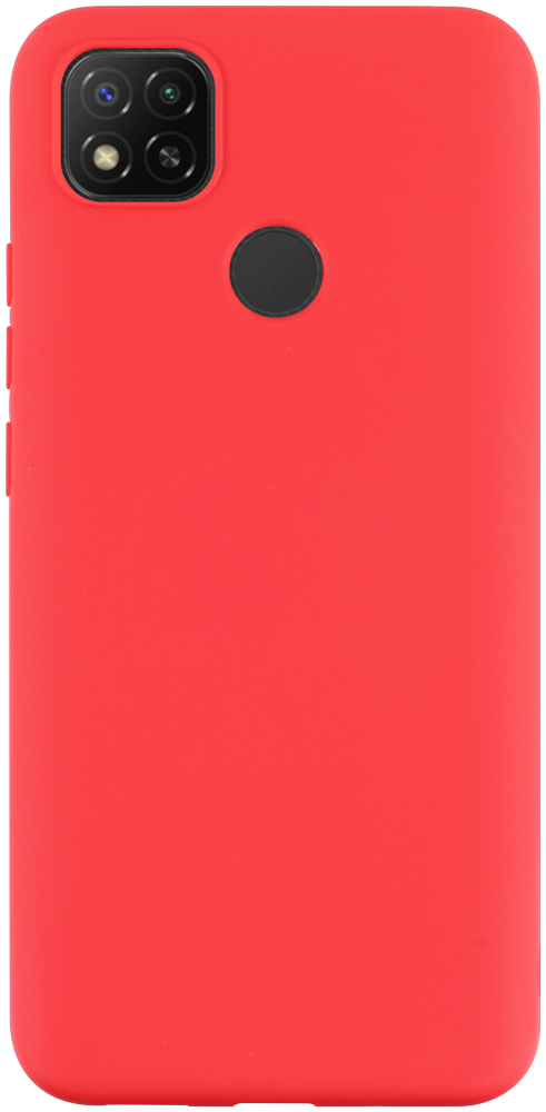 Xiaomi Redmi 9C NFC szilikon tok matt piros